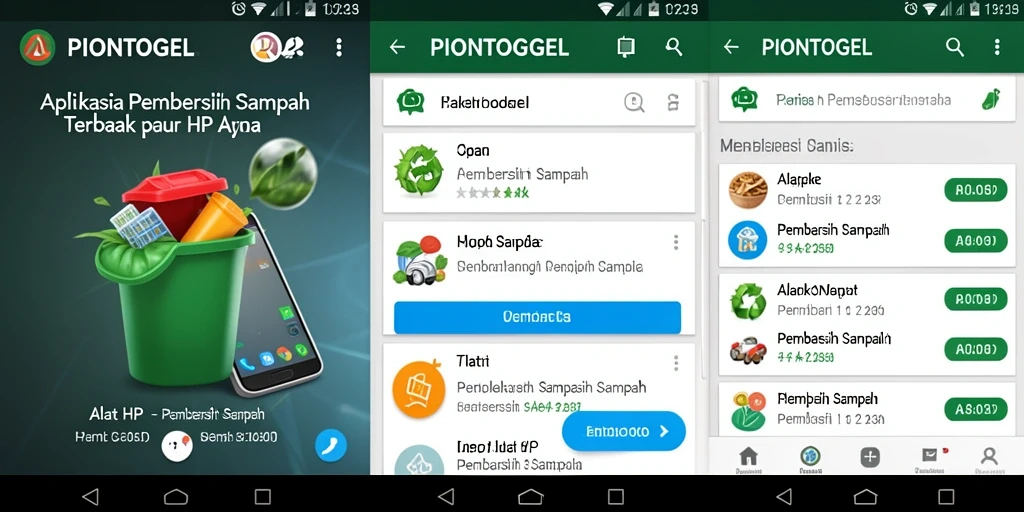 Tampilan antarmuka PIONTOGEL yang modern dan mudah digunakan.