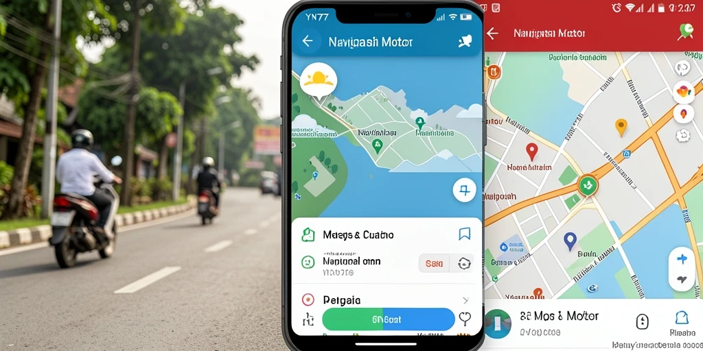 Antarmuka YN777 yang intuitif dan mudah digunakan untuk navigasi motor.